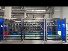 Многофункциональная машина для заполнения различных размеров бутылок жидким моющим средством