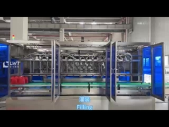 2600BPH Производственные линии для заполнения моющих средств Машина для заполнения жидкости