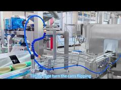 Высокоскоростная линия производства начинки соуса XO - 50-90 банок/мин. Промышленное оборудование